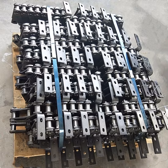 China Factory Custom Stainless Steel Transmission Scraper Conveyor Chain