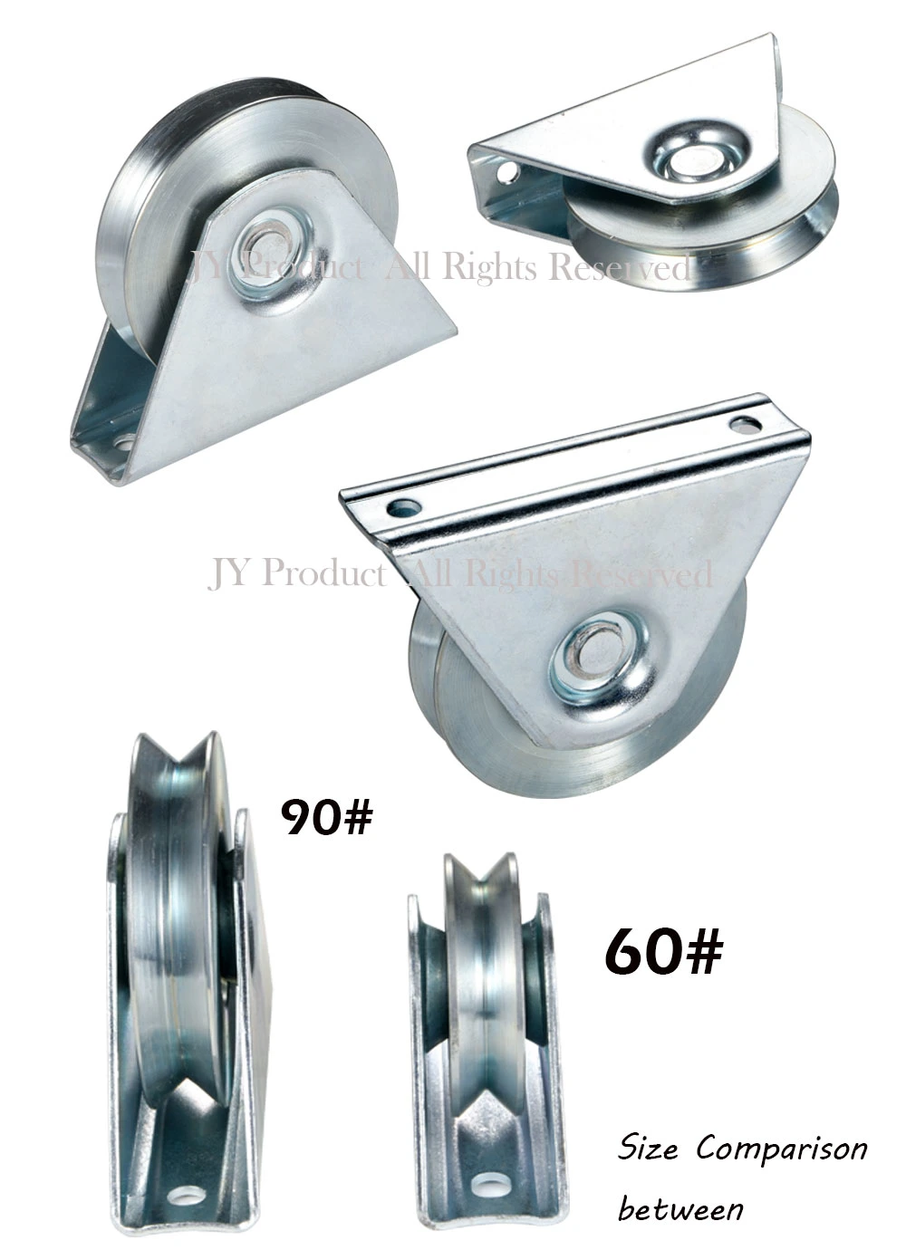 Universal Galvanized Pulley Roller Wheel for Sliding Gate Door