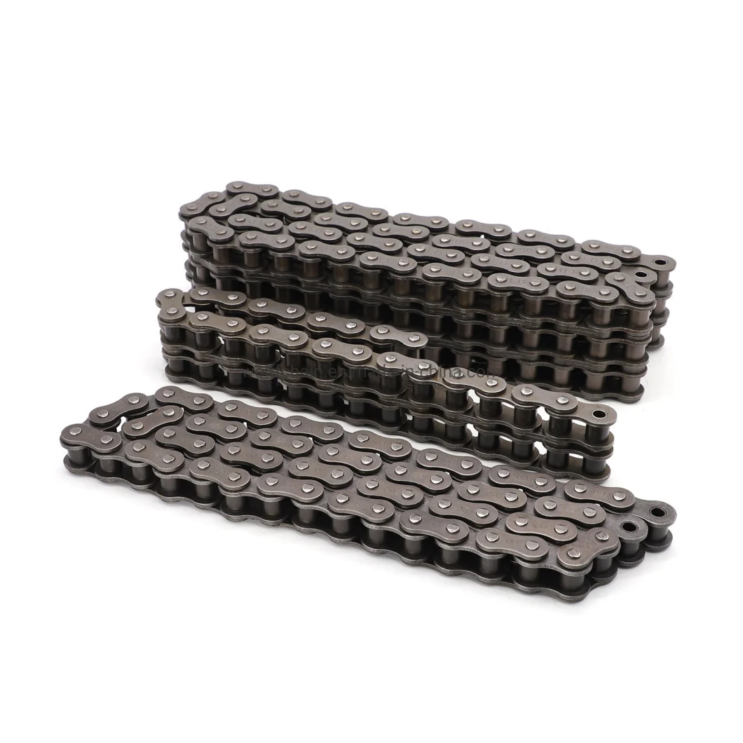 08b 10b 12b 16b 20b ISO/ANSI British Standard Customized OEM Short Pitch Long Pitch Plate Bush Industrial Chain Transmission Chain Conveyor Chain Roller Chain