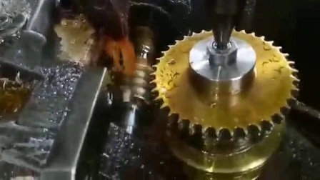 Aleación de acero niquelado y hecho a la medida y diámetro interior acabado y rueda dentada industrial con características de alto desgaste (8T)